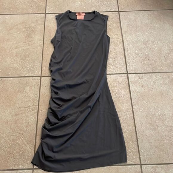 Amina Muaddi x Wolford Draped Mini Dress - Medium - Picture 4 of 9